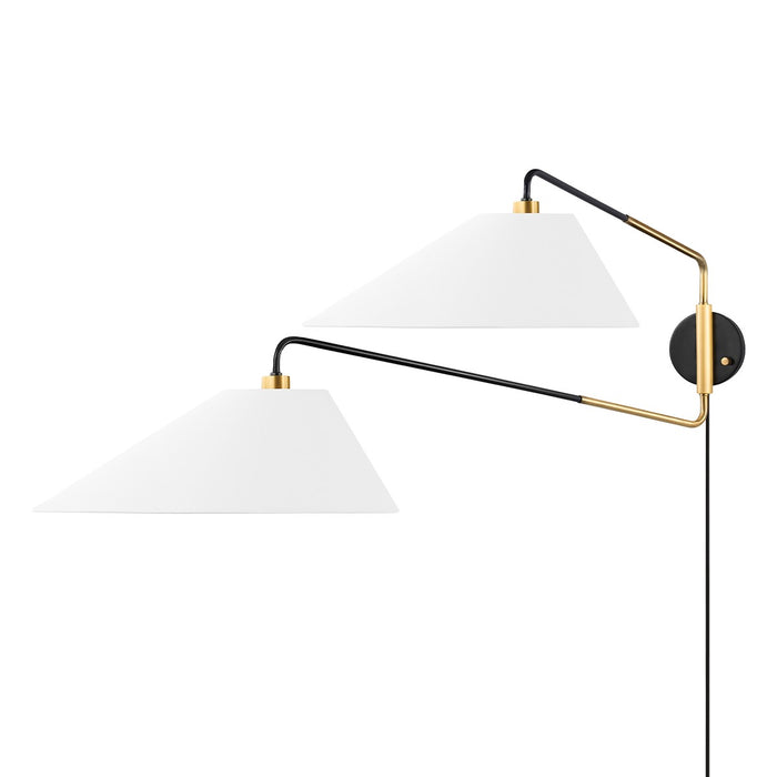 Hudson Valley KBS1751102-AOB Two Light Wall Sconce, Aged Old Bronze