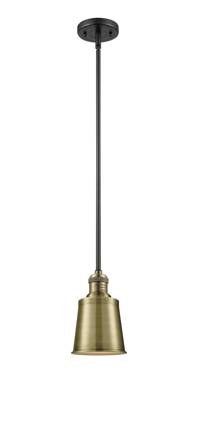 Innovations 201S-BAB-M9-AB-LED LED Mini Pendant, Black Antique Brass