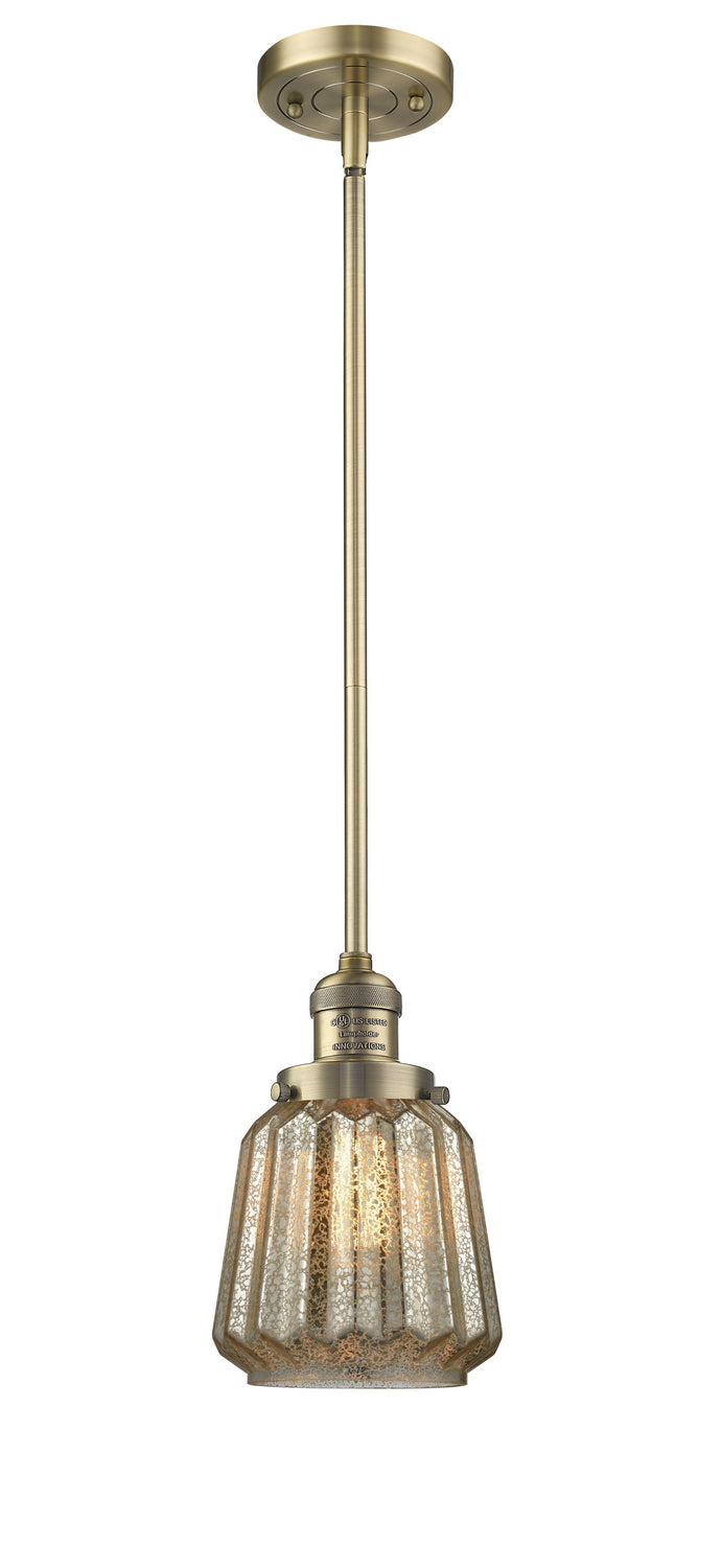 Innovations 201S-BB-G146-LED LED Mini Pendant, Brushed Brass