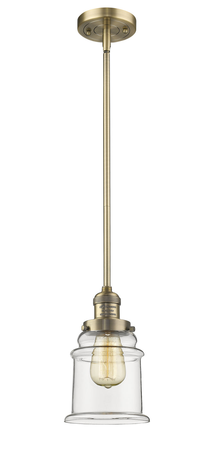 Innovations 201S-BB-G182-LED LED Mini Pendant, Brushed Brass