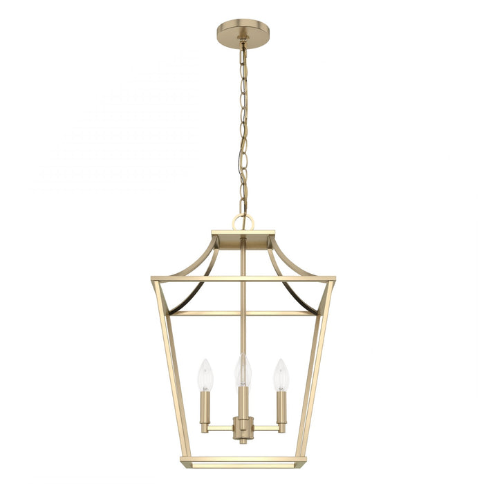 Hunter 19069 Four Light Pendant, Alturas Gold