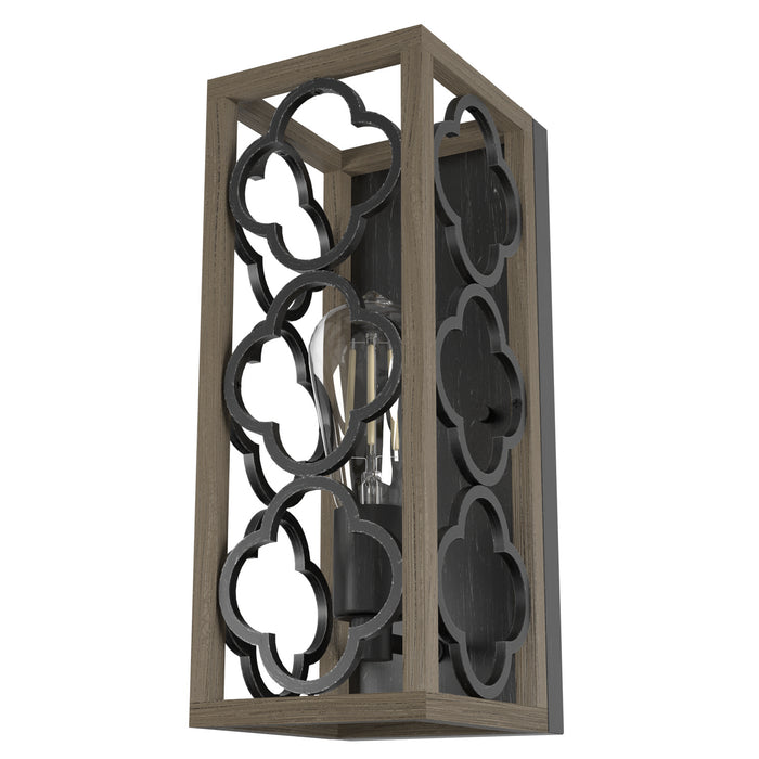 Hunter 19375 One Light Wall Sconce, French Oak