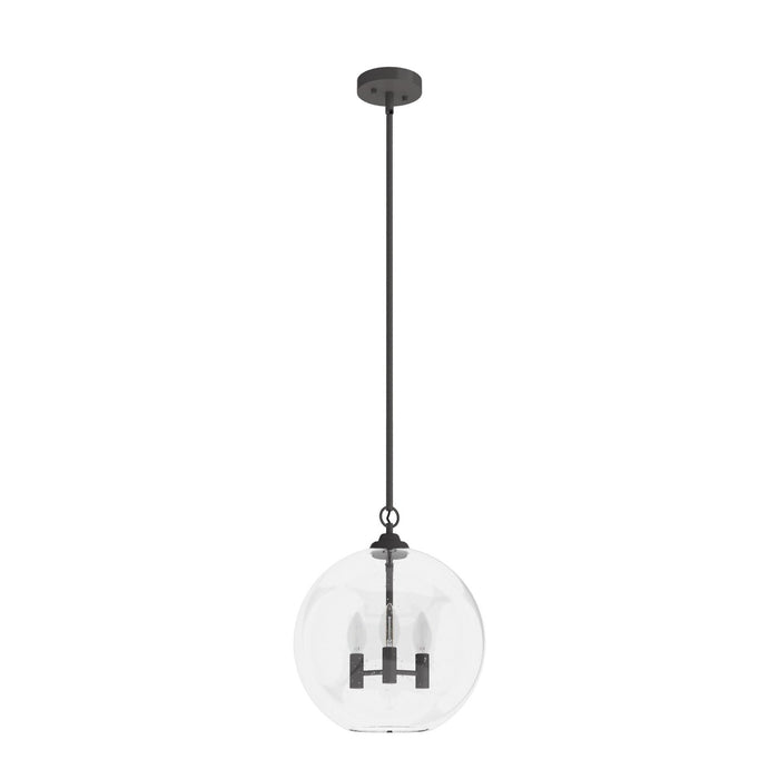 Hunter 19556 Three Light Pendant, Noble Bronze