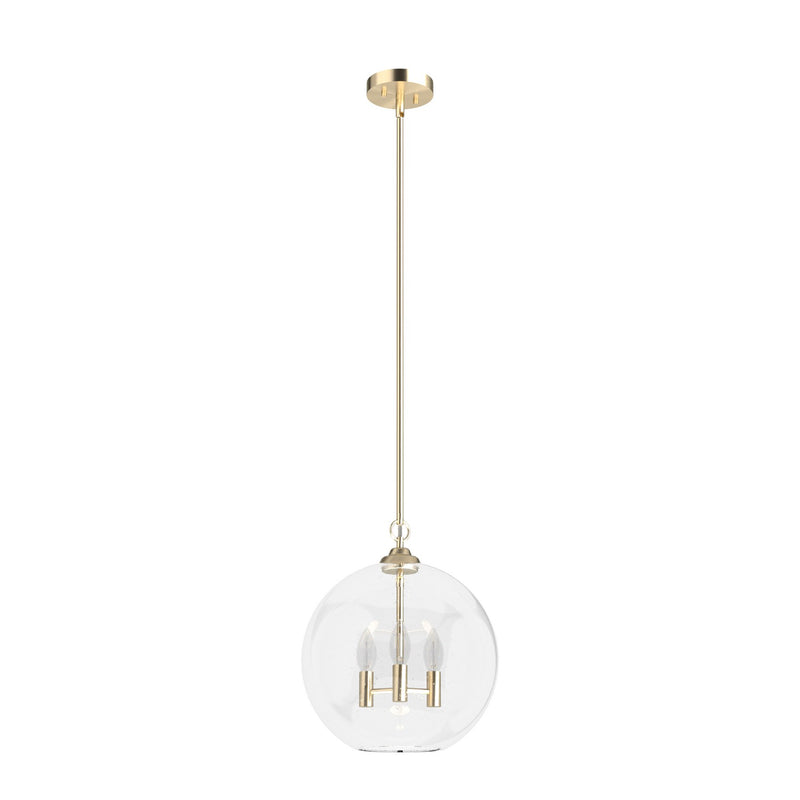 Hunter 19557 Three Light Pendant, Alturas Gold