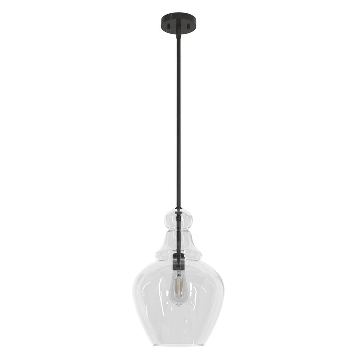 Hunter 19566 One Light Pendant, Noble Bronze