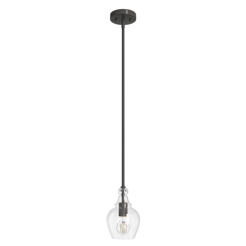 Hunter 19568 One Light Pendant, Noble Bronze