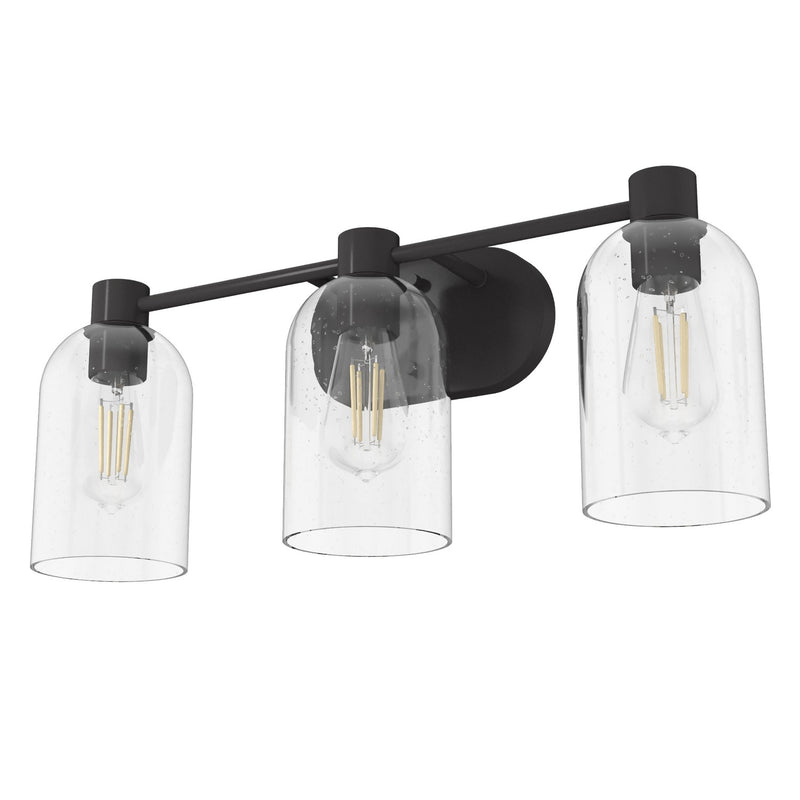 Hunter 19712 Three Light Bathroom Vanity, Noble Bronze