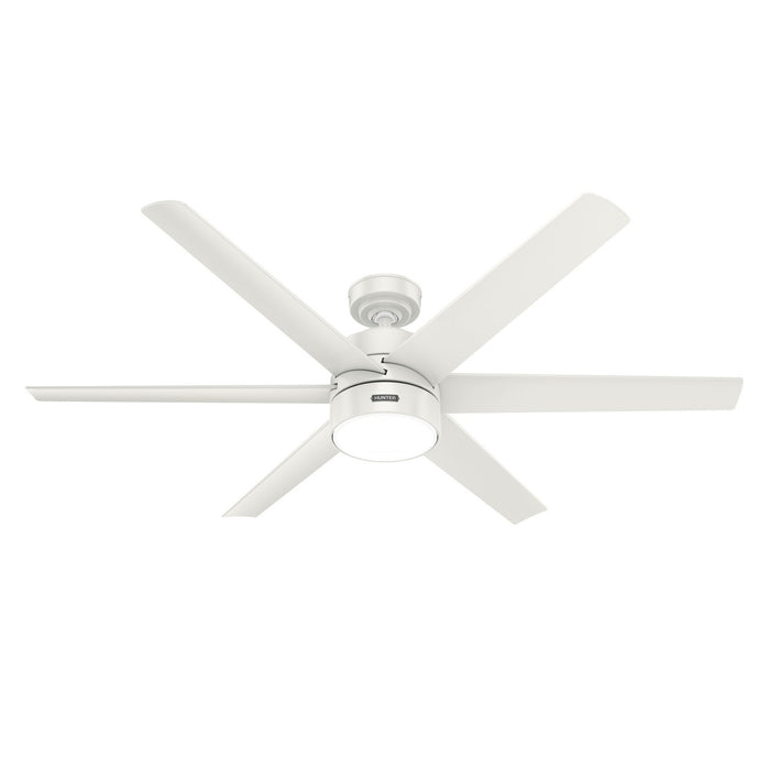 Hunter 51476 60" Ceiling Fan, Fresh White
