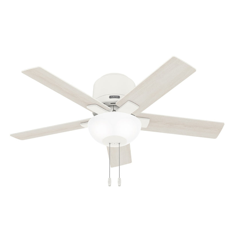 Hunter 51588 44" Ceiling Fan, Matte White