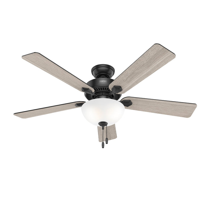 Hunter 51738 52" Ceiling Fan, Matte Black