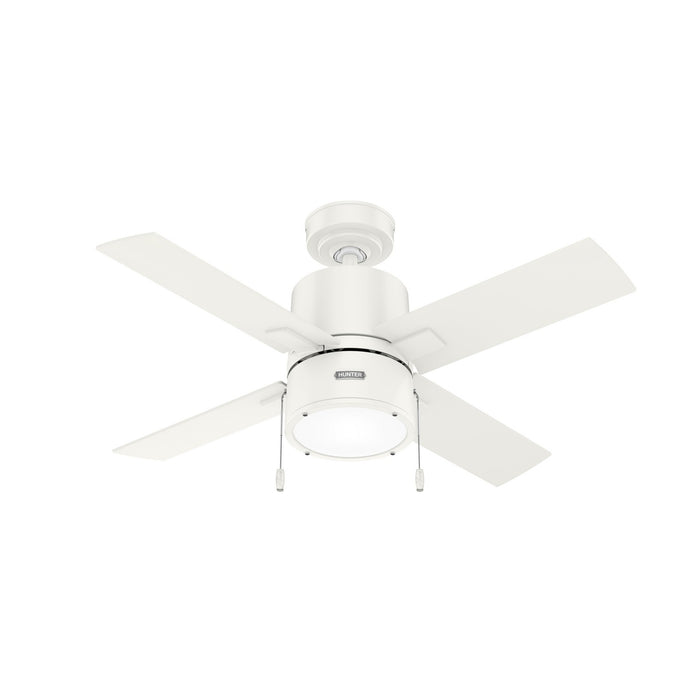 Hunter 51743 42" Ceiling Fan, Fresh White