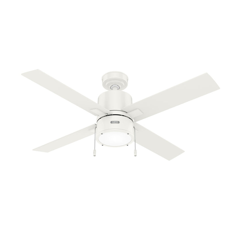 Hunter 51744 52" Ceiling Fan, Fresh White
