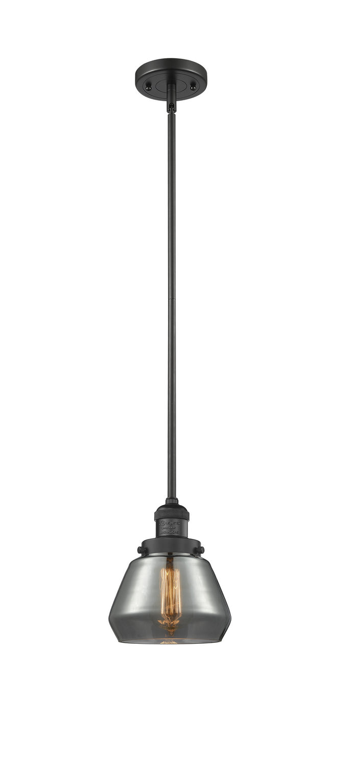 Innovations 201S-BK-G173-LED LED Mini Pendant, Matte Black