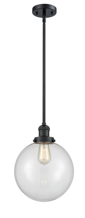 Innovations 201S-BK-G202-10-LED LED Mini Pendant, Matte Black