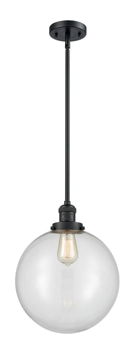 Innovations 201S-BK-G202-12-LED LED Mini Pendant, Matte Black