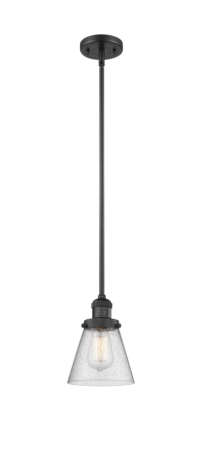Innovations 201S-BK-G64-LED LED Mini Pendant, Matte Black