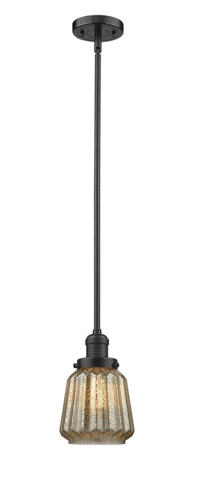 Innovations 201S-OB-G146-LED LED Mini Pendant, Oil Rubbed Bronze