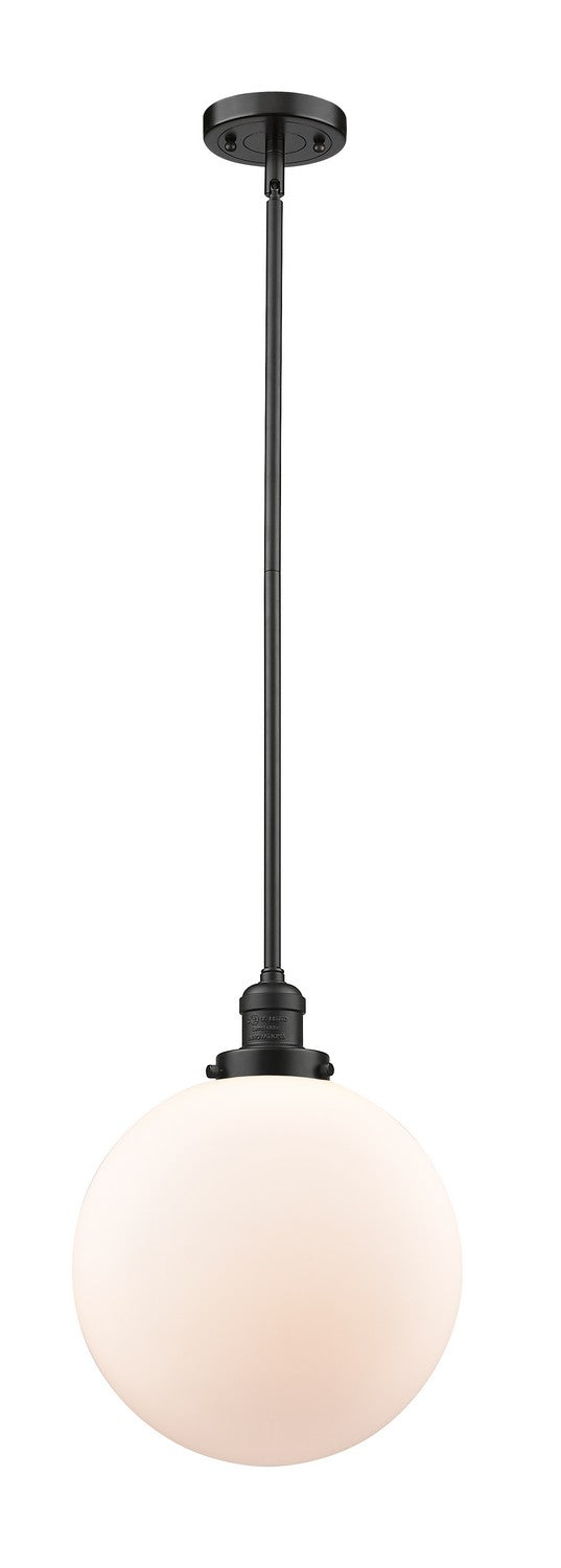 Innovations 201S-OB-G201-12-LED LED Mini Pendant, Oil Rubbed Bronze