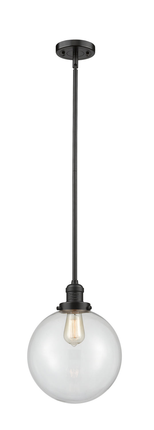 Innovations 201S-OB-G202-10 One Light Mini Pendant, Oil Rubbed Bronze