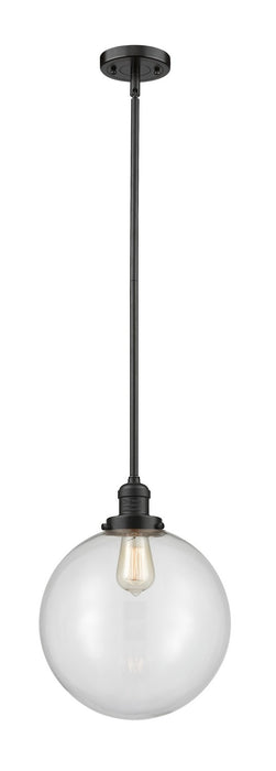 Innovations 201S-OB-G202-12-LED LED Mini Pendant, Oil Rubbed Bronze