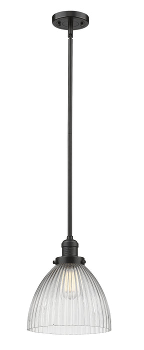 Innovations 201S-OB-G222-LED LED Mini Pendant, Oil Rubbed Bronze