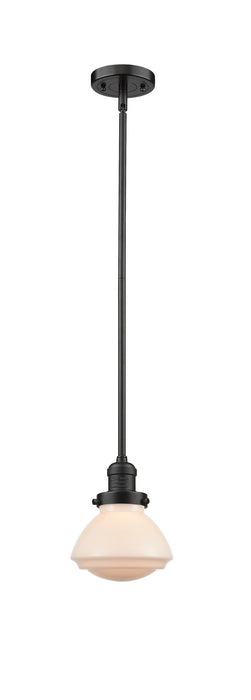 Innovations 201S-OB-G321-LED LED Mini Pendant, Oil Rubbed Bronze