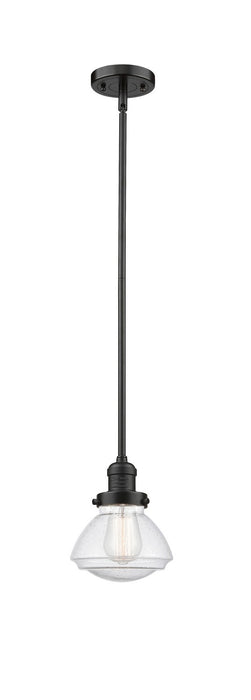 Innovations 201S-OB-G324-LED LED Mini Pendant, Oil Rubbed Bronze