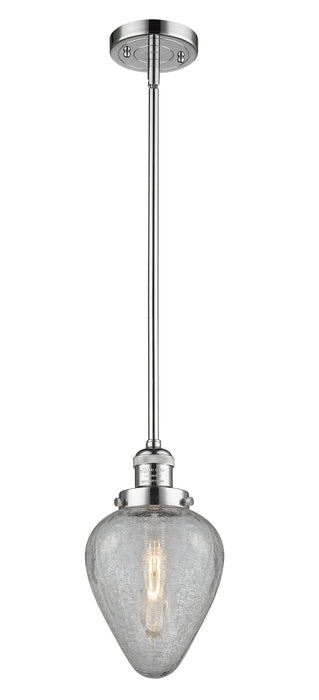 Innovations 201S-PC-G165 One Light Mini Pendant, Polished Chrome