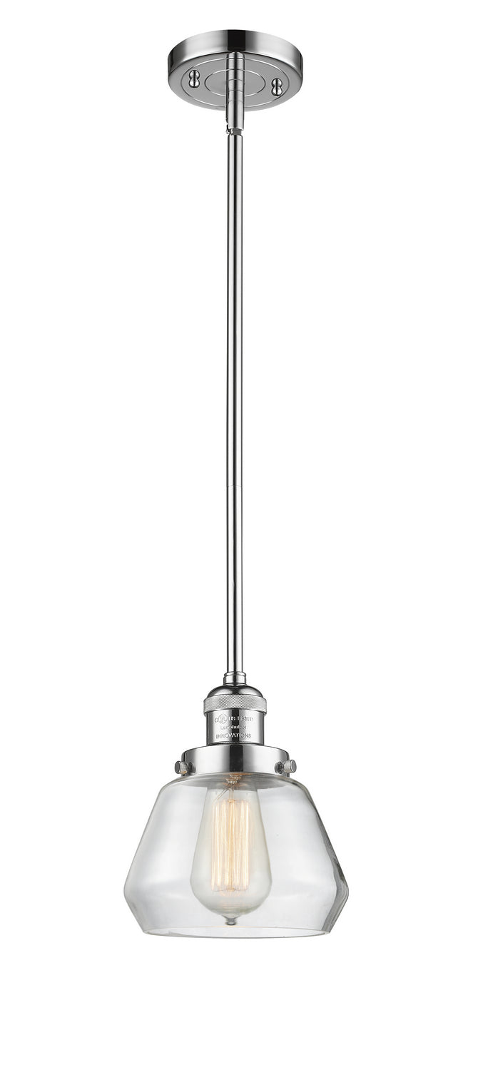 Innovations 201S-PC-G172 One Light Mini Pendant, Polished Chrome