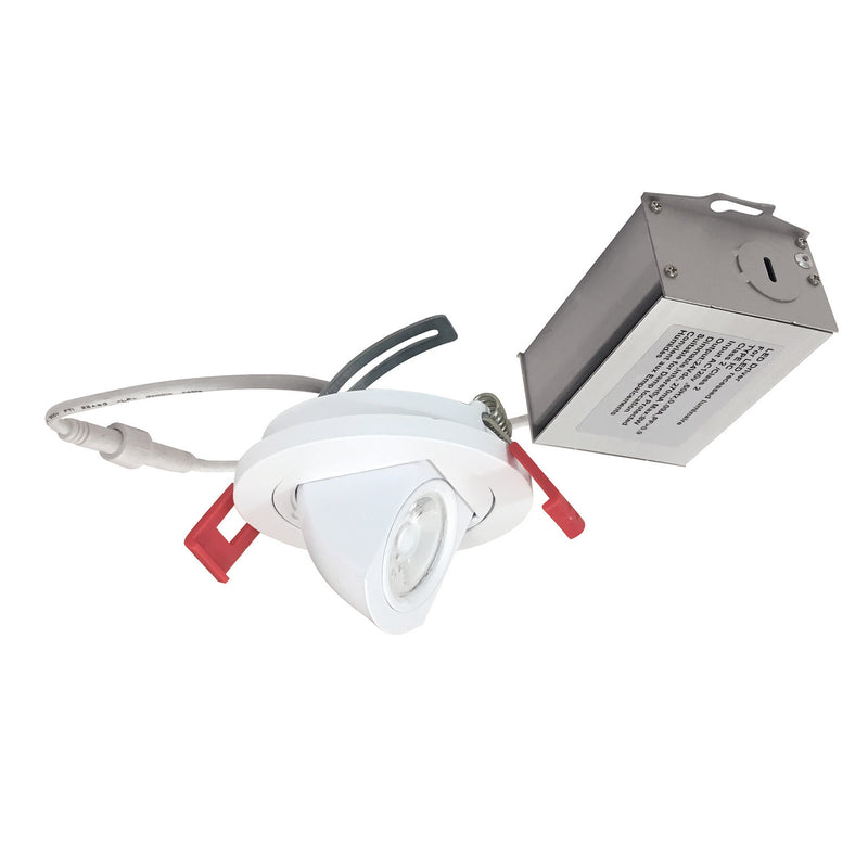 Nora Lighting NM2-2R2705027MPW LED Mini Downlight, Matte Powder White