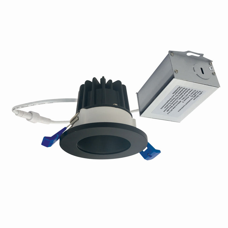 Nora Lighting NM2-2RDC4027BB 2" M2 Round Downlight 6W 400Lm, Matte Black