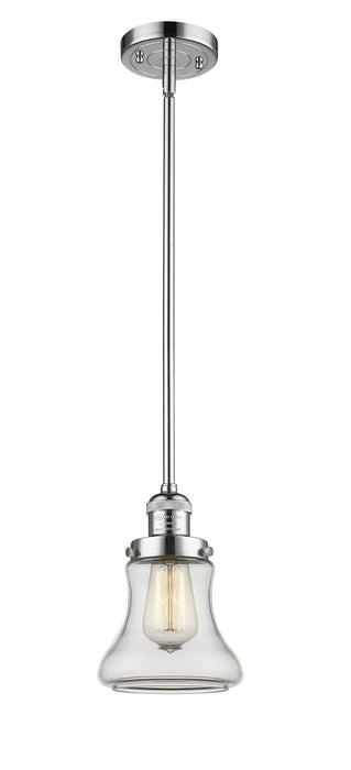 Innovations 201S-PC-G192 One Light Mini Pendant, Polished Chrome