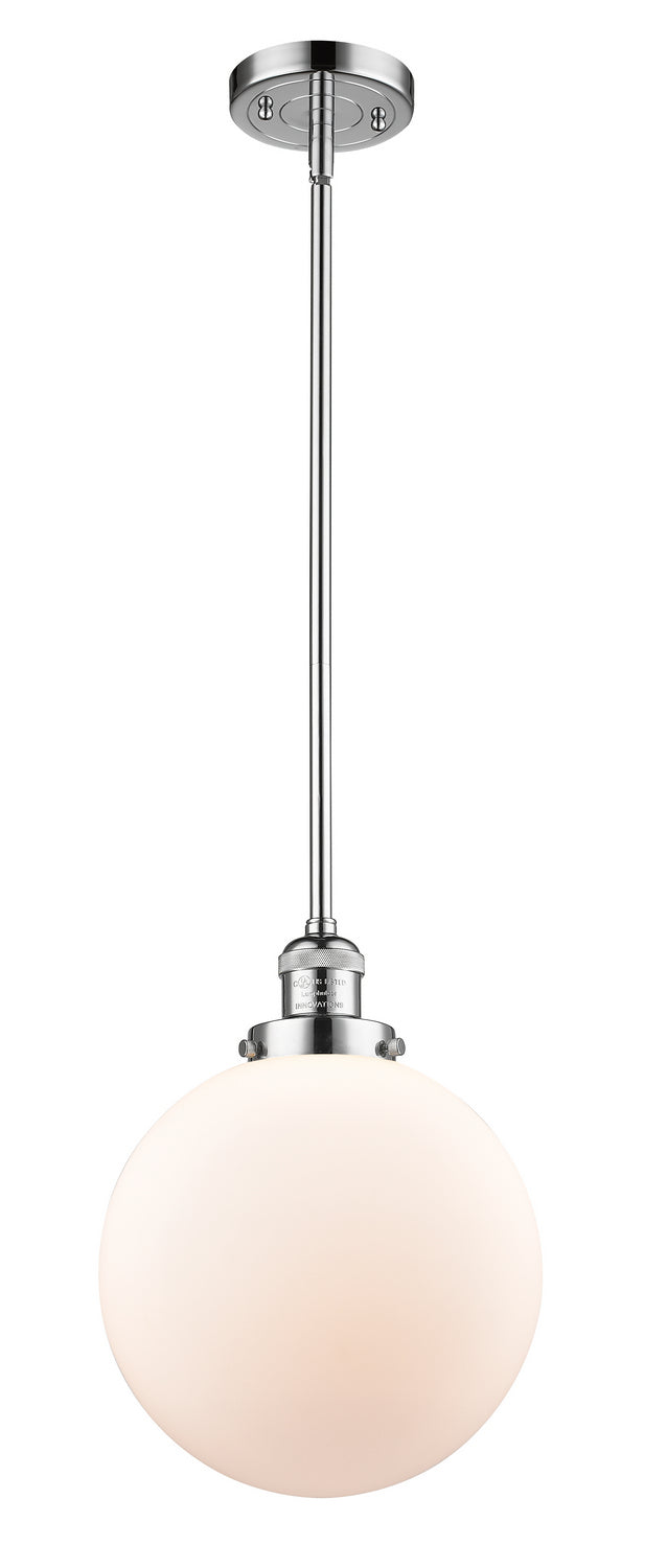 Innovations 201S-PC-G201-10 One Light Mini Pendant, Polished Chrome