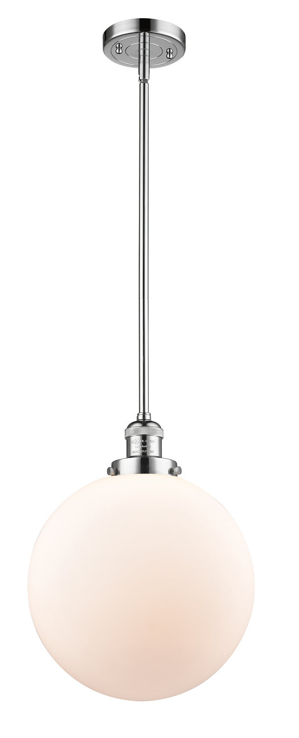 Innovations 201S-PC-G201-12 One Light Mini Pendant, Polished Chrome