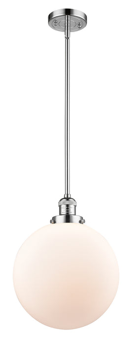 Innovations 201S-PC-G201-12 One Light Mini Pendant, Polished Chrome