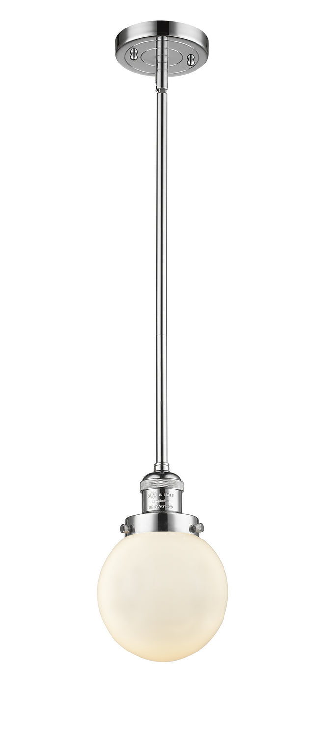 Innovations 201S-PC-G201-6-LED LED Mini Pendant, Polished Chrome