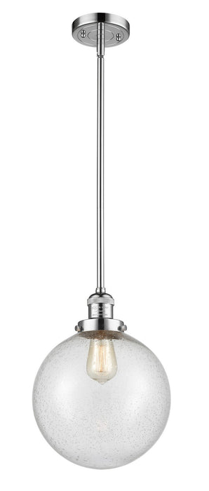 Innovations 201S-PC-G204-10-LED LED Mini Pendant, Polished Chrome