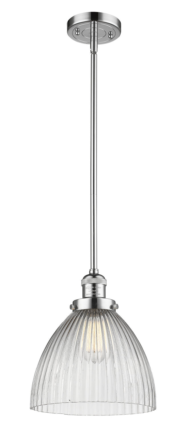 Innovations 201S-PC-G222 One Light Mini Pendant, Polished Chrome