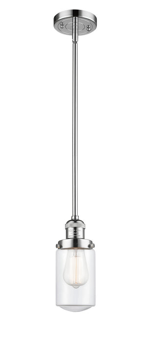 Innovations 201S-PC-G312 One Light Mini Pendant, Polished Chrome