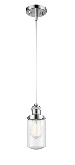 Innovations 201S-PC-G314 One Light Mini Pendant, Polished Chrome