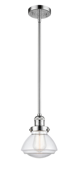 Innovations 201S-PC-G322 One Light Mini Pendant, Polished Chrome