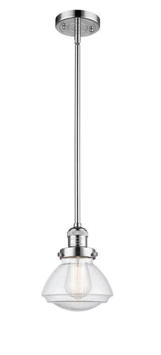 Innovations 201S-PC-G324 One Light Mini Pendant, Polished Chrome