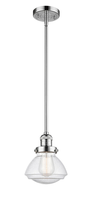 Innovations 201S-PC-G324-LED LED Mini Pendant, Polished Chrome
