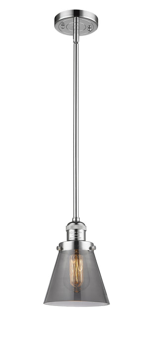 Innovations 201S-PC-G63 One Light Mini Pendant, Polished Chrome