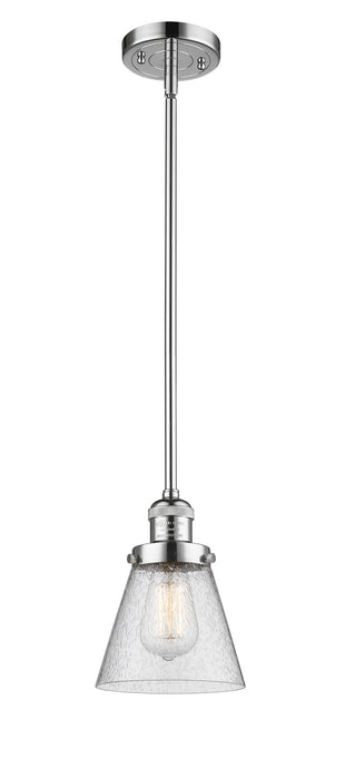 Innovations 201S-PC-G64 One Light Mini Pendant, Polished Chrome