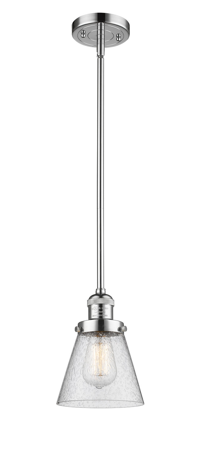 Innovations 201S-PC-G64-LED LED Mini Pendant, Polished Chrome