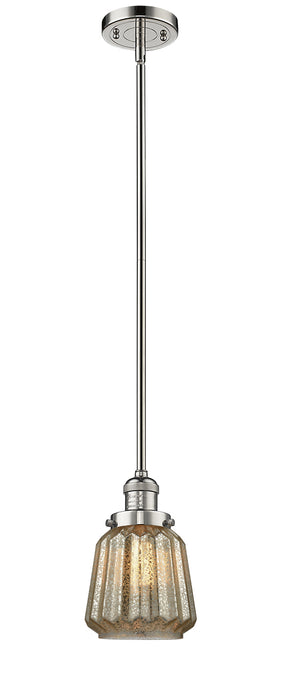 Innovations 201S-PN-G146-LED LED Mini Pendant, Polished Nickel