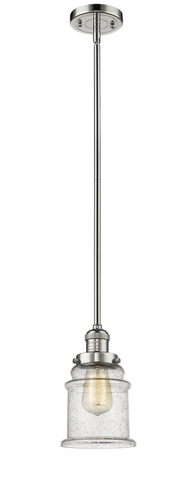 Innovations 201S-PN-G184-LED LED Mini Pendant, Polished Nickel