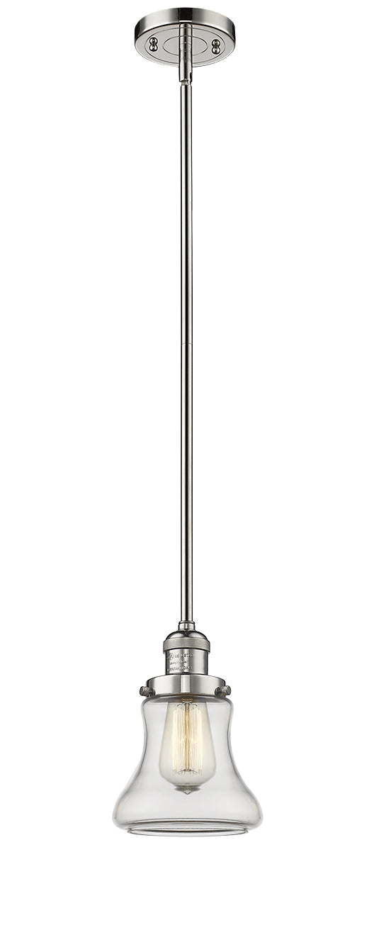 Innovations 201S-PN-G192-LED LED Mini Pendant, Polished Nickel