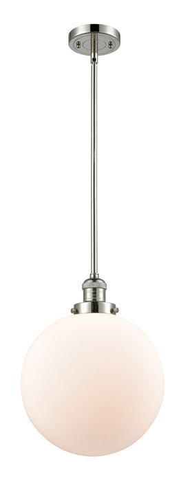 Innovations 201S-PN-G201-12-LED LED Mini Pendant, Polished Nickel